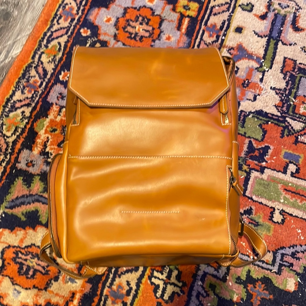 Atlas Supply Company the “Minimalist” leather backpack.